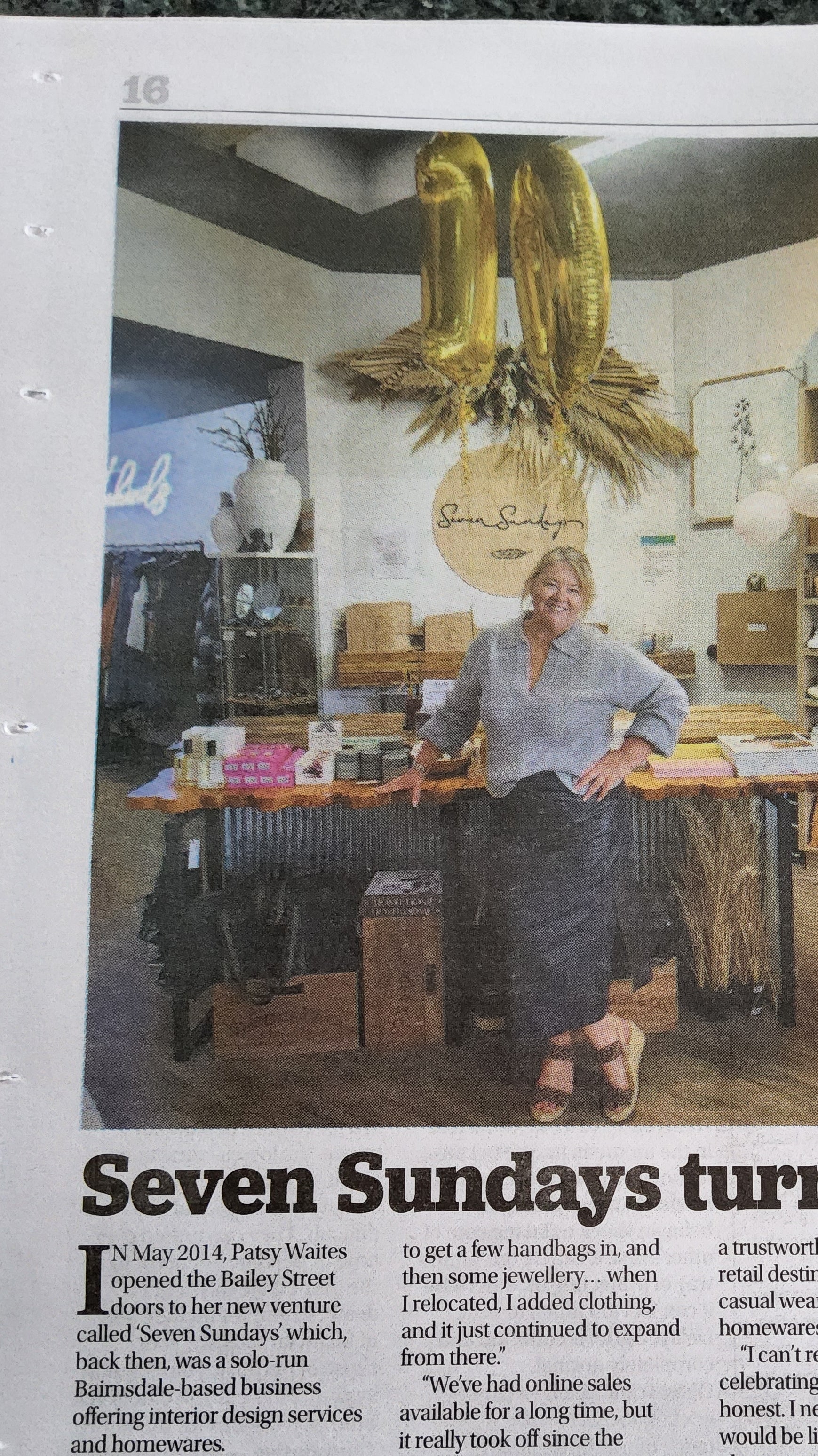 Seven Sundays Turns 10