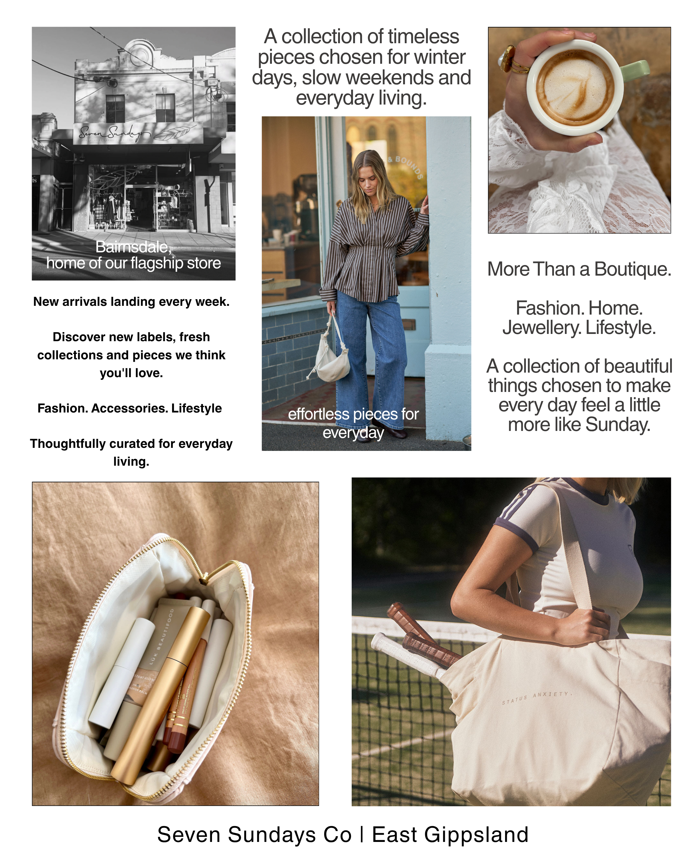 The Sunday Edit | New Arrivals, Style & Life at Seven Sundays Co