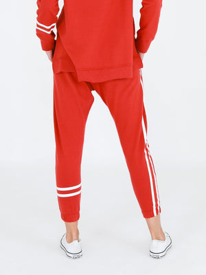 Charlise Two-Stripes Sweatpants
LAVA
