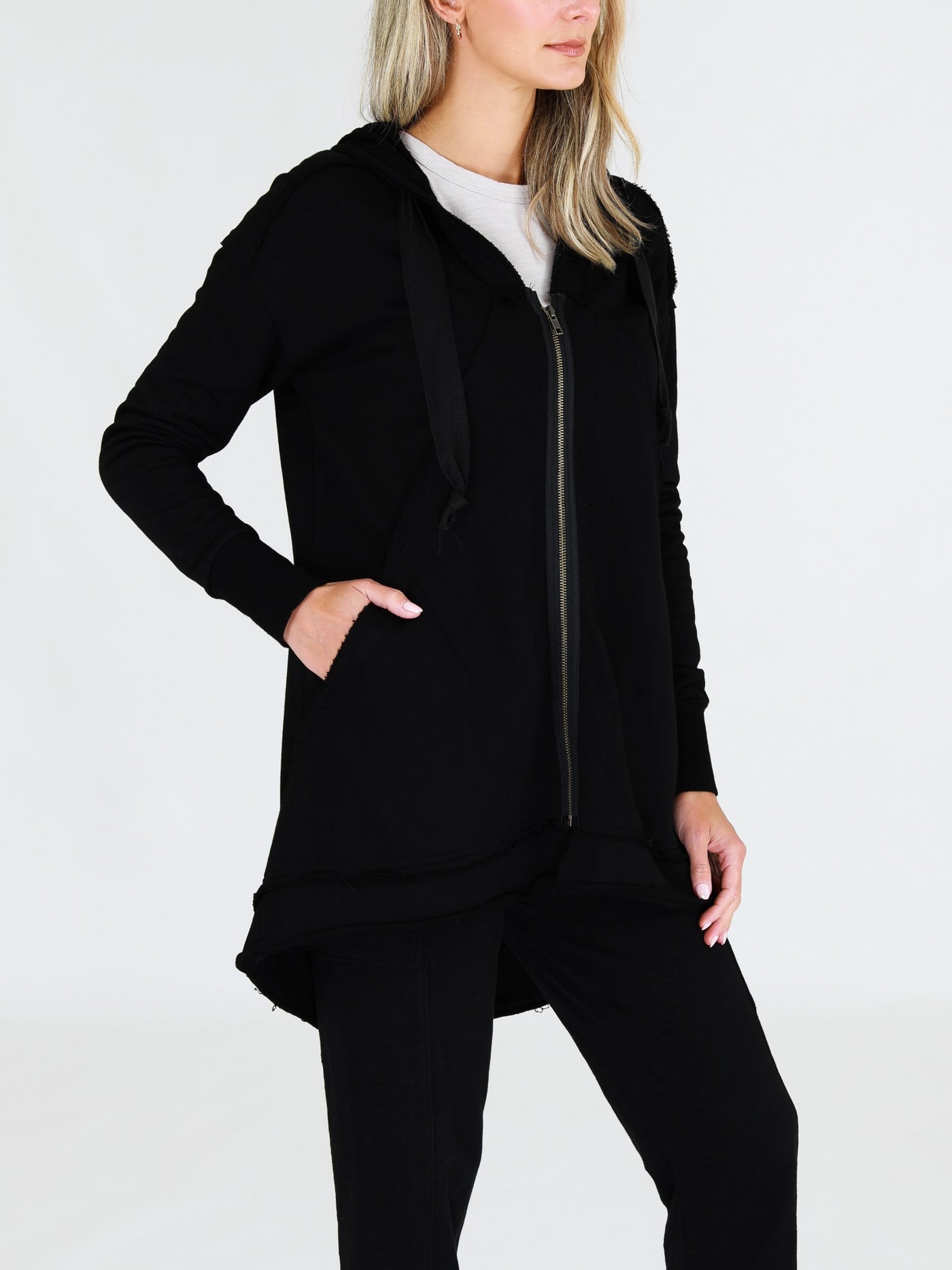 Charlie Sweatshirt Hooded Jacket Limited BLACK