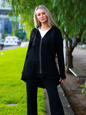 Charlie Sweatshirt Hooded Jacket Limited BLACK