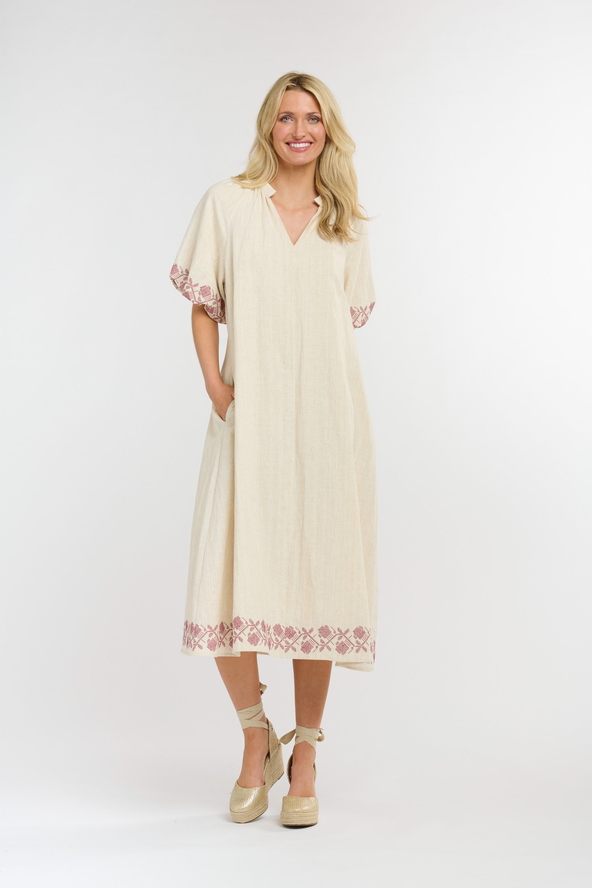 Folklore Dress NATURAL – Seven Sundays Co