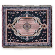 Ticket To Ride' Woven Picnic Rug/Throw Large