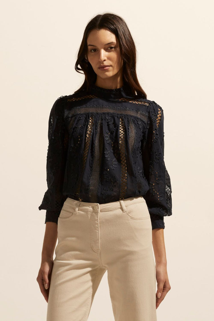 Glimpse Top in Indigo Glimpse Top in Indigo