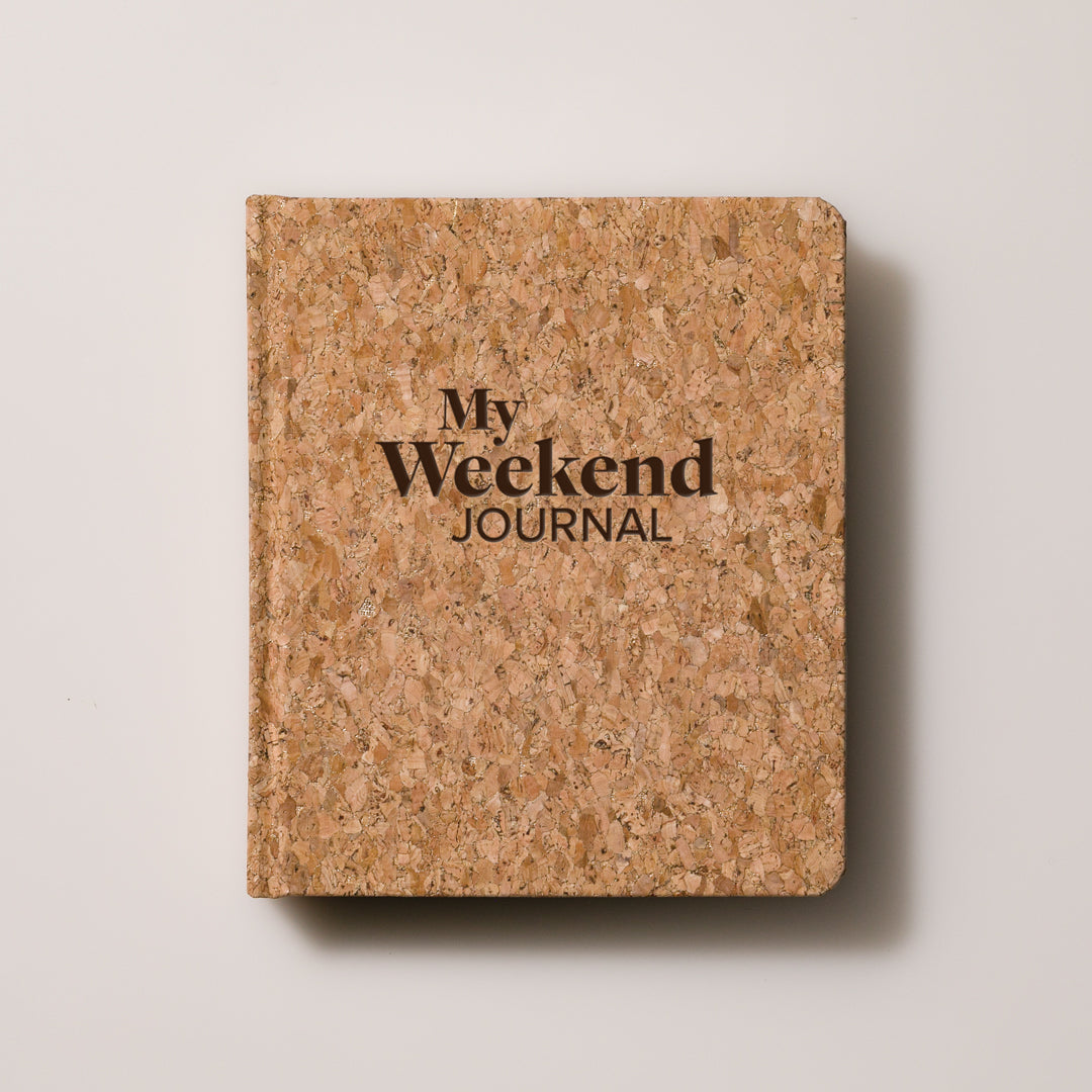 My Weekend Journal CORK COVER with Gold Fleck (PREORDER DEC 13 PENDING DELIVERY FROM PRINTERS)