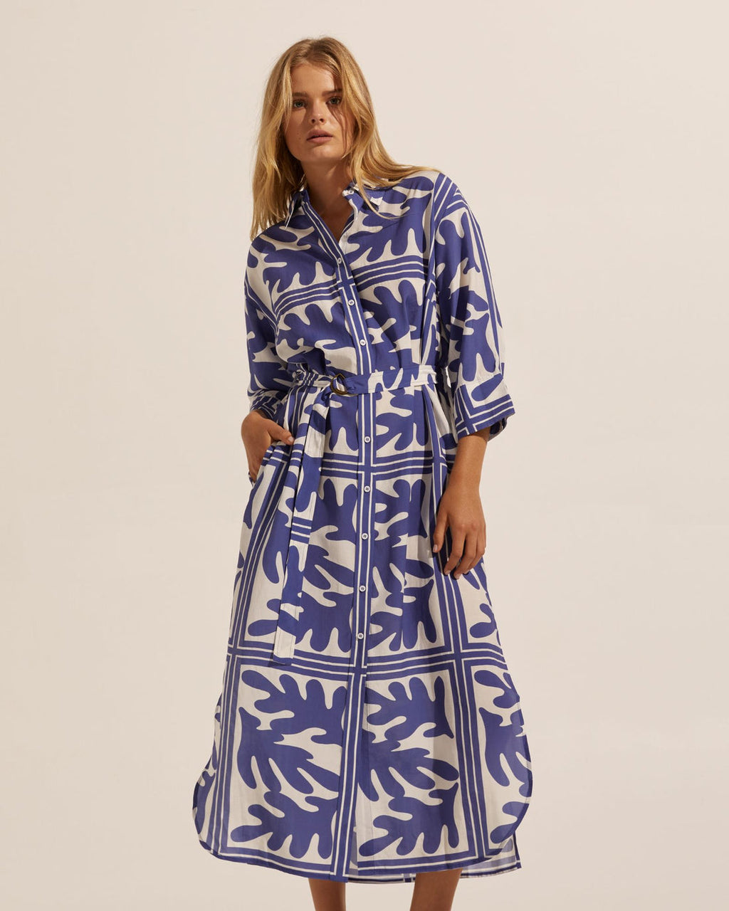 Pinpoint Dress FROND WAVE