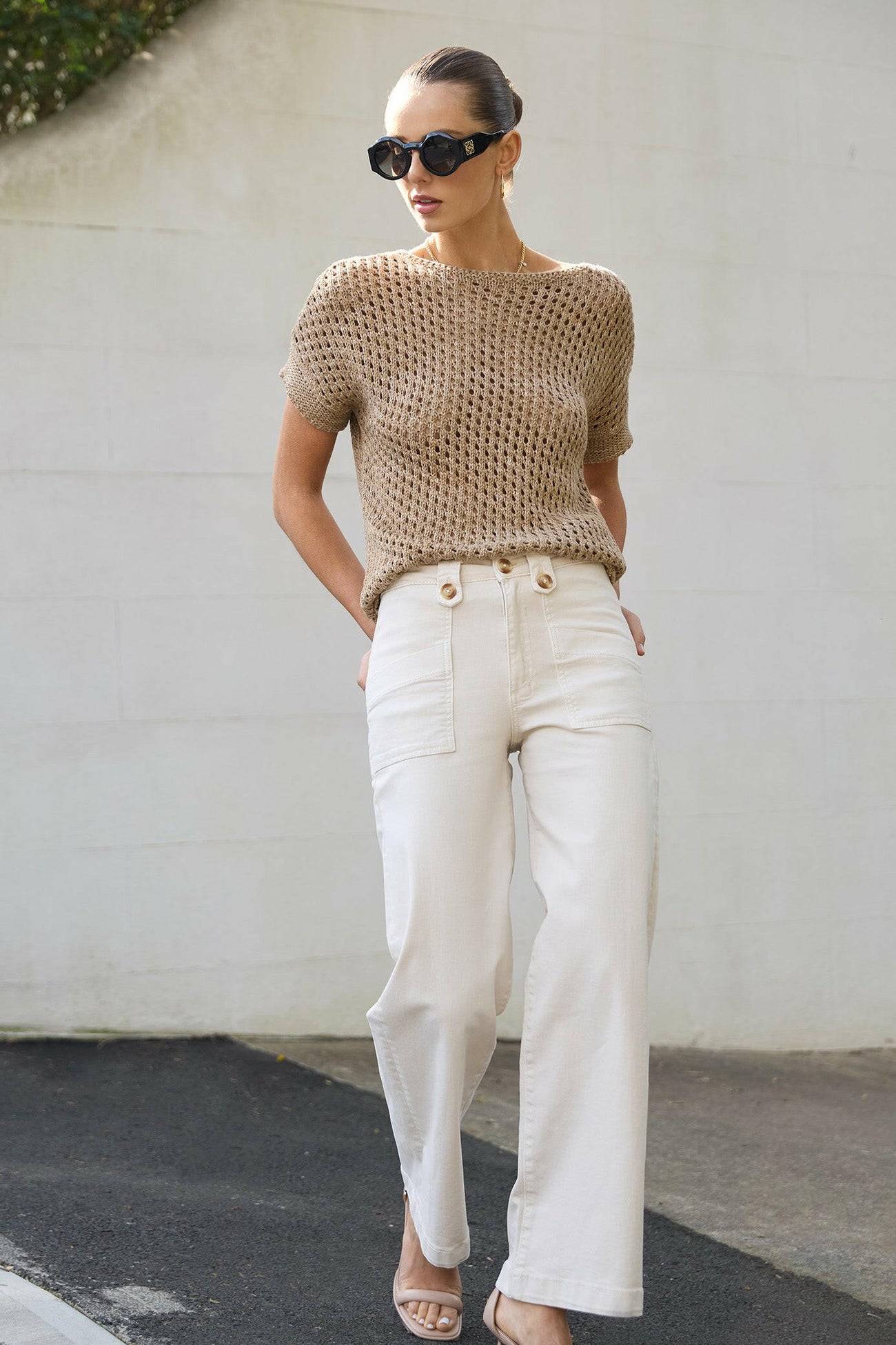 アリシアスタン Sydney Sunday’s Picnic パンツ セール】Wide Tuck Pants /ワイドタックパンツ（その他パンツ