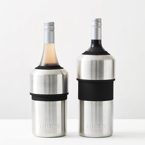 Huski Wine Cooler BRUSHED STEEL