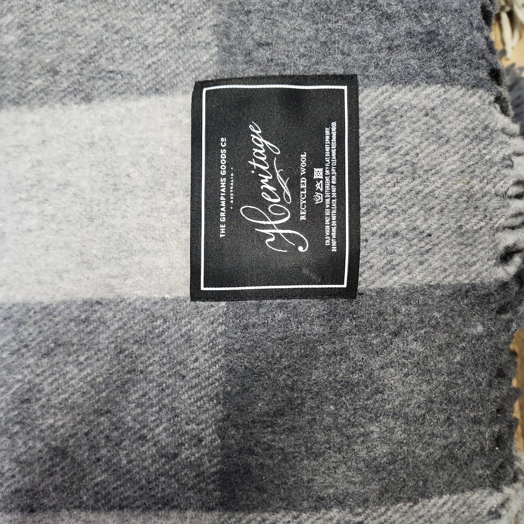 Recycled Wool Scottish Tartan Blankets | SMOKE