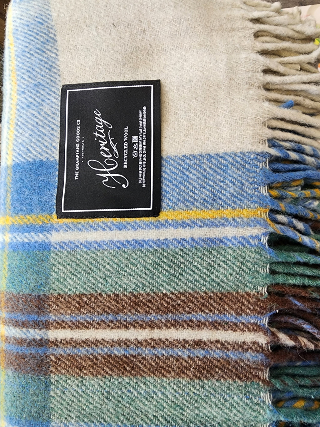 Recycled Wool Scottish Tartan Blankets | SPRING