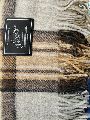 Recycled Wool Scottish Tartan Blankets | WINTER