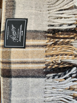 Recycled Wool Scottish Tartan Blankets | WINTER