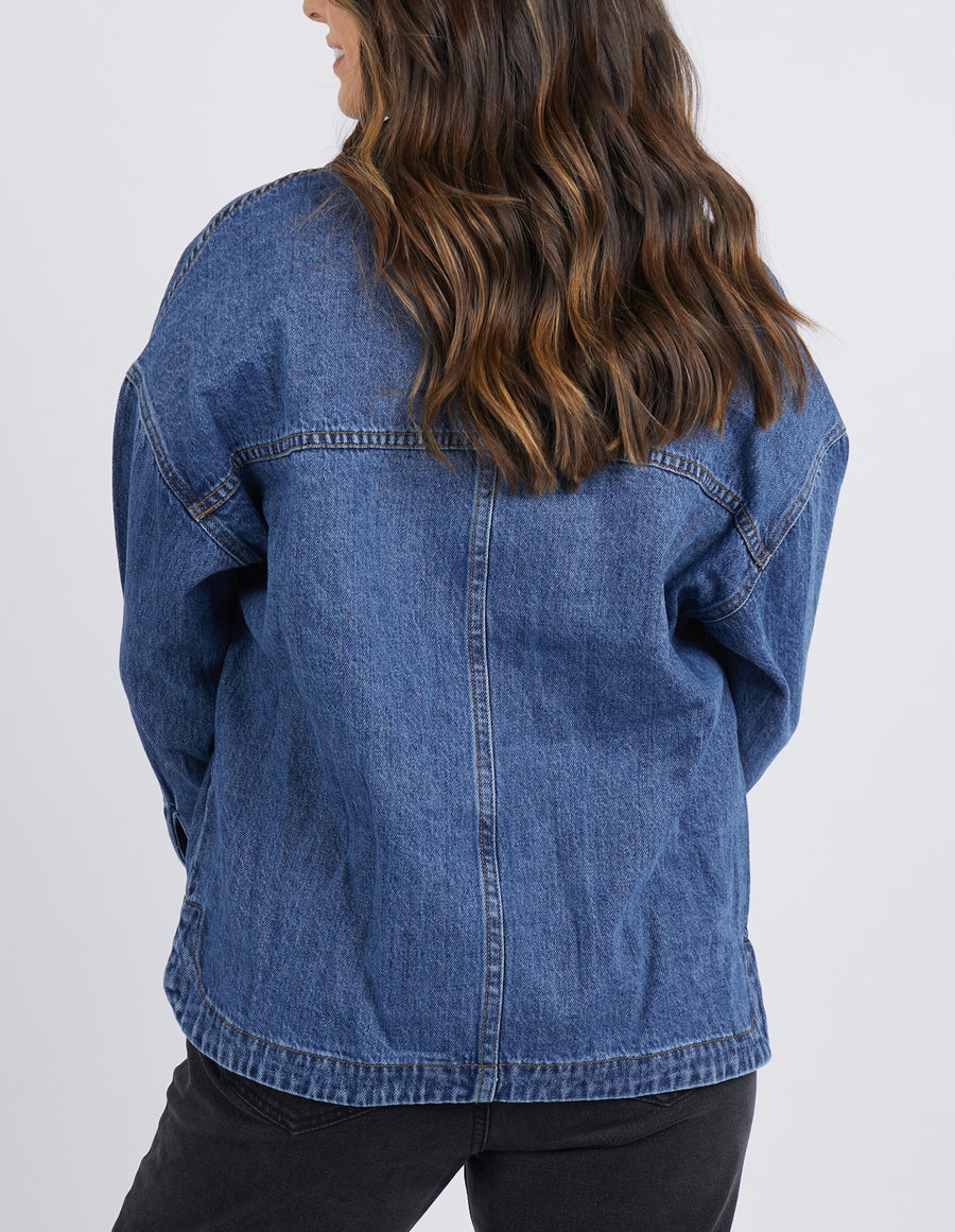 Joelle Denim Jacket DARK BLUE WASH