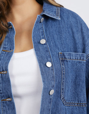 Joelle Denim Jacket DARK BLUE WASH