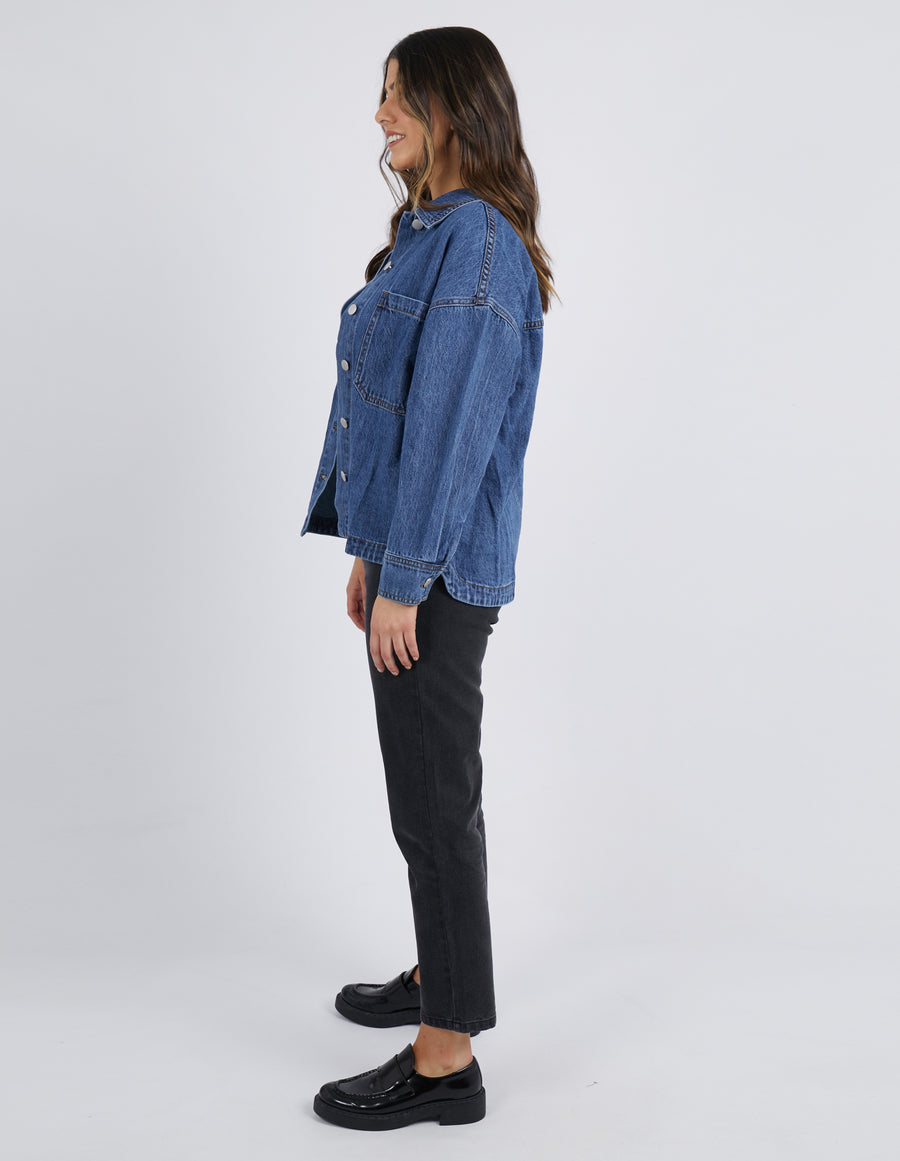 Joelle Denim Jacket DARK BLUE WASH