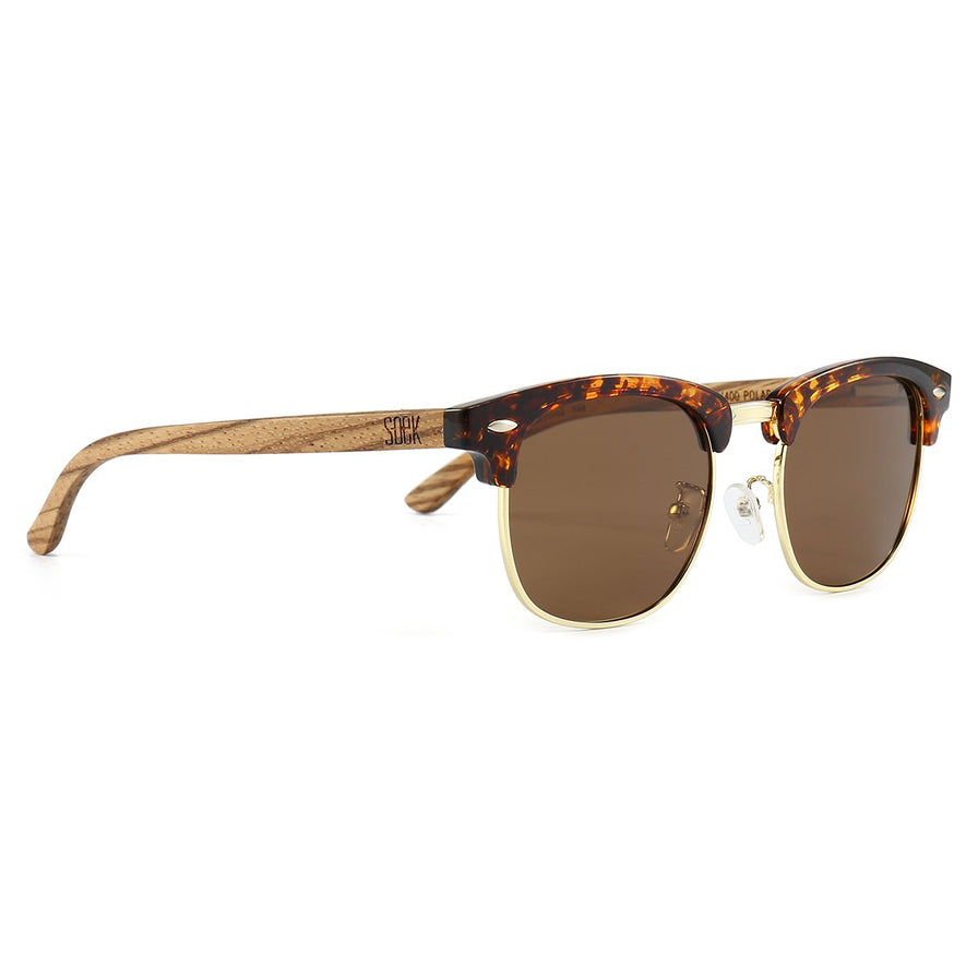 BANJO Brown Polarised Lens l Walnut Arms