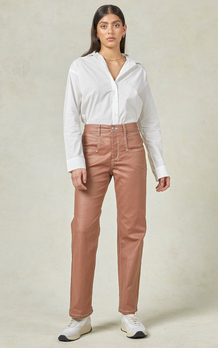 Betzy Coated COPPER Jeans