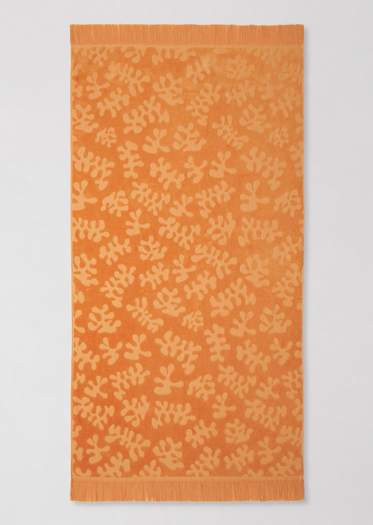 Blossom Beach Towel TANGERINE