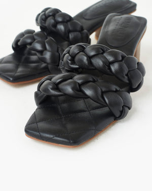 Illy Leather Heel BLACK
