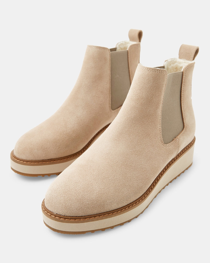 Jade Suede Boot STONE
