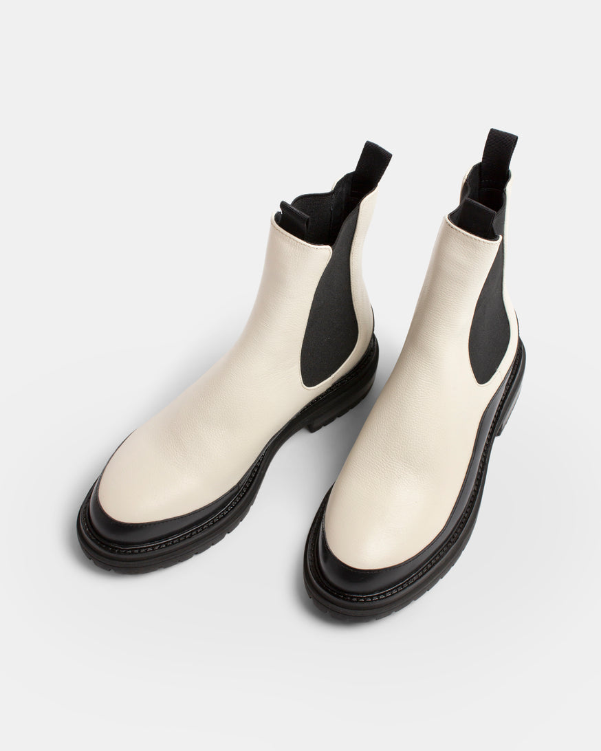Otis Leather Boot VANILLA