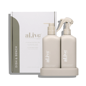 BENCH SPRAY & DISHWASHING LIQUID + TRAY, PREMIUM KITCHEN DUO